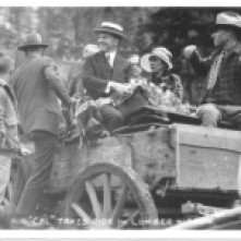 Wagon ride to Game Lodge SD 1927