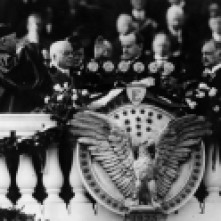 Chief Justice Taft administering the oath of office to President Coolidge
