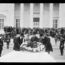 Coolidge at the Tomb of the Unknown Soldier, November 1924