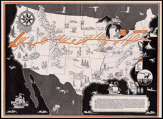 Here is a map following the route the Coolidge-Dawes Lincoln Tour traveled September 9-November 3, 1924. The first of its kind, a cross-country, political road rally spanned some 56 days in duration and crossed 17 states, 6500 miles in total. 