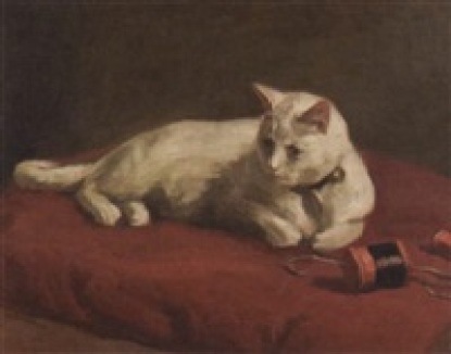 robert-wadsworth-grafton-the-artists-daughters-white-cat