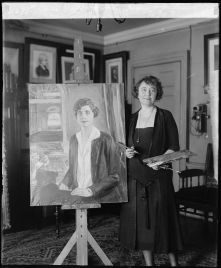 Juliet_Thomspon_painting_Grace_Coolidge_taken_February_8,_1927