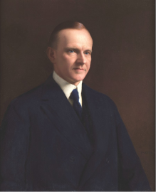 Calvin Coolidge, 1938. Photo credit: The Abraham Lincoln Foundation of The Union League of Philadelphia.