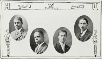Medical School Graduates (1924): Phillip Johnson, Jesse Keene, Lewis Madison, Carter Marshall