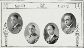Medical School Graduates (1924): Charles Marshall, Robert Mathews, LeCount Matthews, Maceo Morris