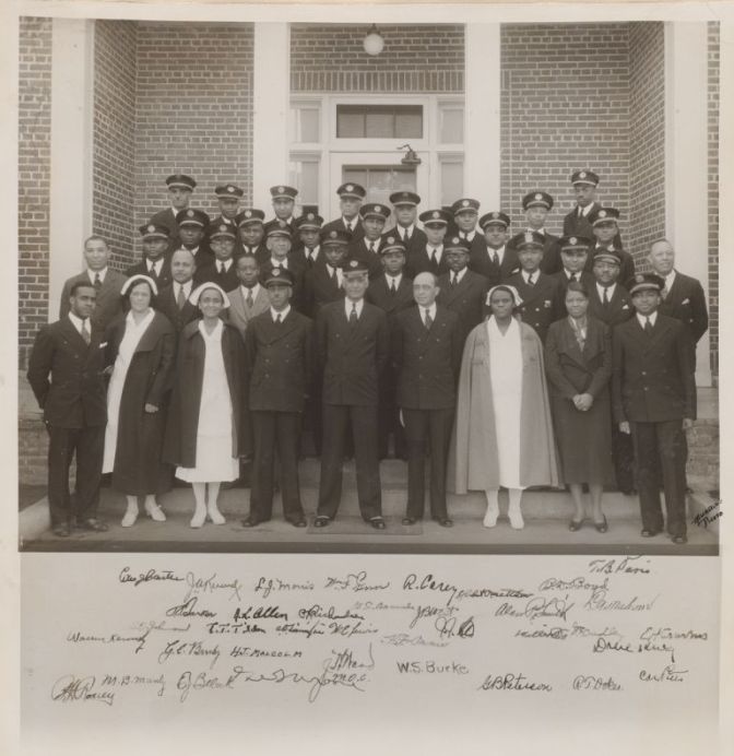 The staff of Tuskegee's Veteran's Hospital.