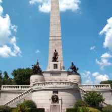 Lincoln tomb at Springfield, Illinois.