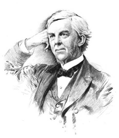 Dr. Oliver Wendell Holmes, Sr., father of the Supreme Court Justice and preeminent influence in his own right.