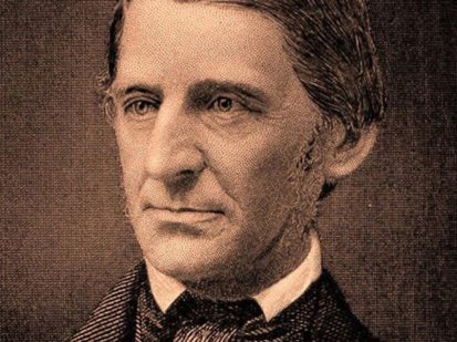 Ralph Waldo Emerson, trancendentalist and leading light in Boston's literary circle.
